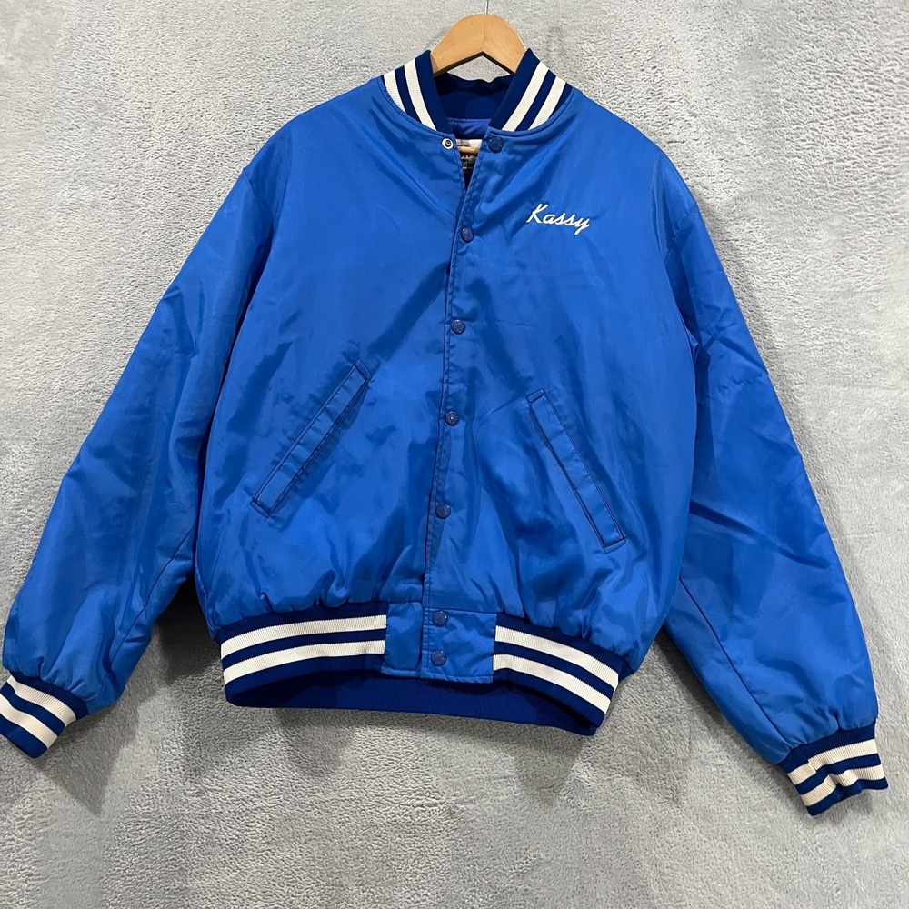 Vintage Birdie Bomber Jacket Men Small USA Made‎ Varsity La Center Kassy 90s